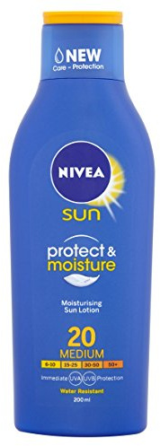 NIVEA SUN PROTECT & MOISTURE(PROTEGE & HIDRATA) SPF 20 LOCION 200 ML