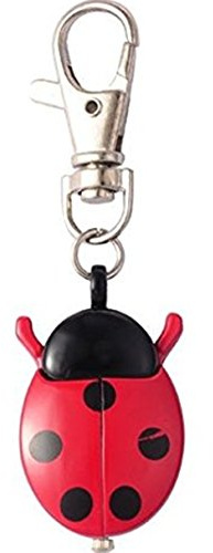 JSHE Fashion Women's Men's Ladybug Vintage Quartz Animal Keychain Pendant Gift Watch (red)