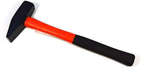Martillo de cerrajero (500 g, con mango de madera, acero para herramientas)