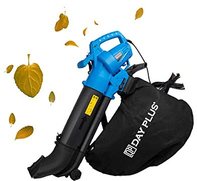 3500W Garden Leaf Blower Vacuum & Shredder Mulcher, Electric 3 in 1, Variable Speed with Large 35L Capacity Collection Bag, 10:1 Shredding Ratio, Lightweight & Powerful, 10m Cable