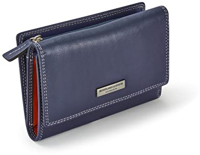 Woodland Leathers 100% Genuine Leather Ladies Purse and Wallet for Women, Multi Card Holder RFID Blocking Purses for Women with Coin Zipper Pocket and Cash Compartment