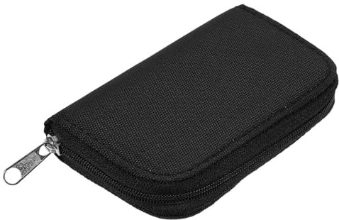 Homoyoyo Estuche De Transporte para Tarjetas De y Organizador Cremallera De Páginas y Ranuras para Almacenamiento y Transporte De Tarjetas De