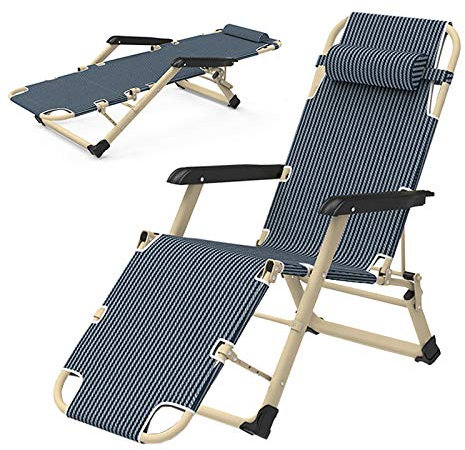 Zero Gravity Lounge Chair, Zero Gravity Garden Recliner Chair, klappbarer Zero Gravity Lounge Chair, ergonomisches Design für Terrasse, Garten, Strand, Pool, Outdoor, robuster und langlebige