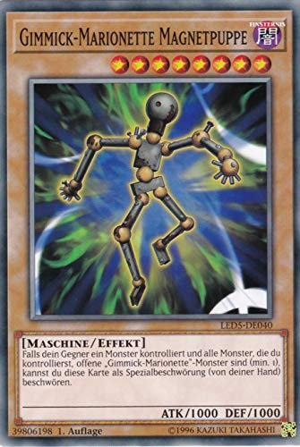 LED5-DE040 - Gimmick-Marionette Magnetpuppe - Common - Deutsch - Legendary Duelists: Immortal Destiny - mit LMS Trading Fieldcenter-Karte Yugioh