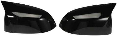 1 Pair Spiegelkappen Links Rechts Seitenspiegel Abdeckkappen für X3 G01 G08 X4 G02 X6 G06 X7 G07 Mirror Cap Glossy Black 51168496623