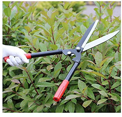 XAoSCd Cisailles À Haies Outils De Jardinage Jardin, Lame Solide Poignées en Aluminium Taille-Haie Manuel pour Couper Les Bordures Topiaires Herbes De Buis,