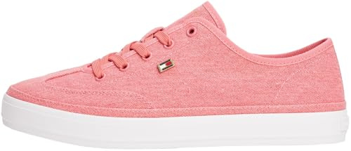 Tommy Hilfiger Sneaker con Suela Vulcanizada Mujer Washed Canvas Low Top