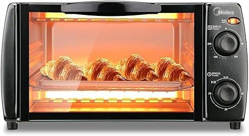 Elektrischer Toaster, Minibackofen mit einem Fassungsvermögen von 10 l, kleiner Backofen aus Edelstahl, 750 W, Trocknungsofen mit einem Gewicht von ca