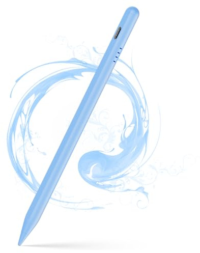 CMARS Tablet Stift, Stift für Tablet/Samsung/iPhone/Lenovo/Huawei/Switch | Kompatibel mit Android Smartphone und Tablets, Magnetischer Stift Wiederaufladbarer Tablet Schreibstift-Blau