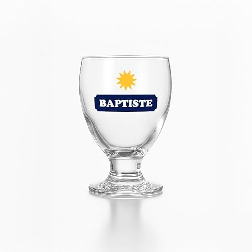 Monsieur TSHIRT Verre à Pastis Personnalisable avec Motif Soleil Anisé, ricard, apéro, Verre à Pastis Personnalisé - Cadeau Papa Original - Idée Cadeau Homme Fête des Pères