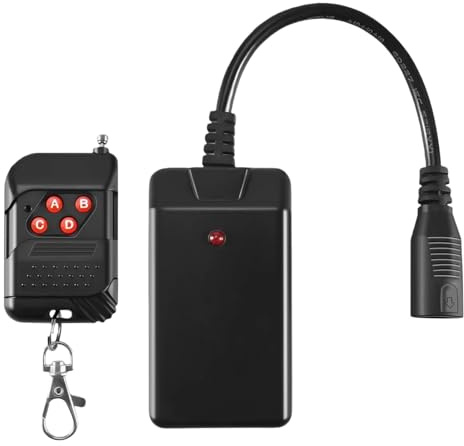 Télécommande de rechange pour machine à fumée 3 broches, télécommande à 4 boutons, pour machine à fumée 400 W, 500 W, 900 W, 1500 W, accessoire d'éclairage de scène, noir