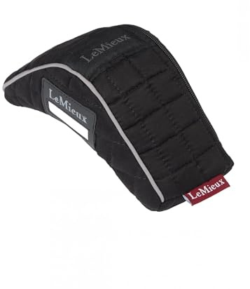 LeMieux Bridle Mattress - Support for Bridle During Storage - Leather Branded Name Insert - Black