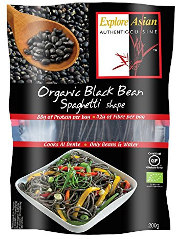 Explore Asian Organic Black Bean Spaghetti 200g (Pack of 12)