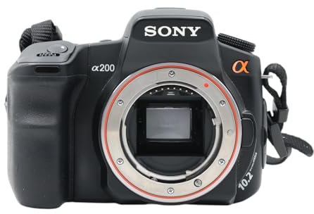 Sony DSLR-A200 Appareil photo reflex numérique Capteur CCD 10,2 mégapixels Grand écran 2,7 « Clear Photo LCD » Stabilisateur Super SteadyShot