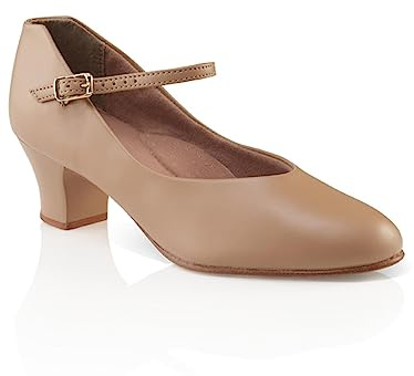 Capezio Jr. Footlight 550X Character Shoe (Little Kid/Big Kid),Caramel,1 M US Little Kid