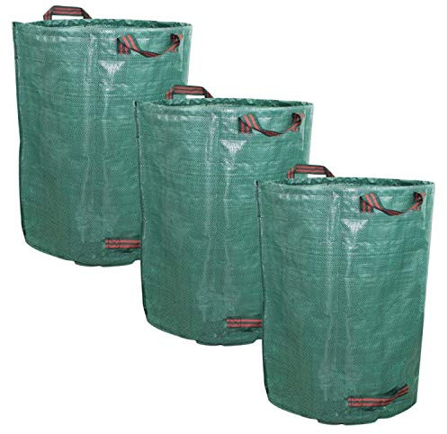 Linxor - Lot de 3 sacs de déchets 160L en PP 150g/m² autoportants