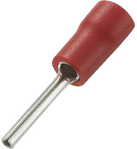 TRU COMPONENTS 739205, capocorda 0,50 mm², 1,50 mm², parzialmente isolato, rosso, 100 pezzi