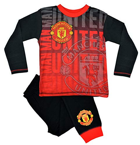 Official Manchester United Crest 33896 Cotton Pyjamas Set 11-12 Years