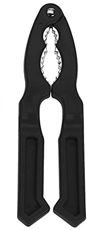 Nut Crackers Walnut Cracker Nutcracker Tool for Nut Shell Pecan Walnut Hazelnut Almonds Pliers Opener Seafood Crab Lobster Shell Cracker Opener, Plastic (Black)