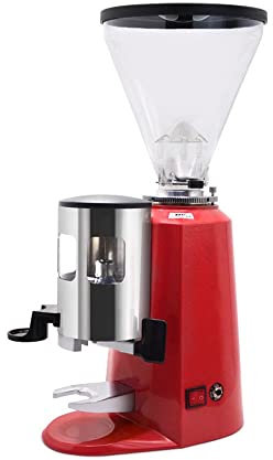 Molinillo De Café De Rebabas Cónicas Fresas De Cerámica Cónicas Eléctricas Con 8 Opciones De Molienda Configuraciones Ajustables Muele Granos De Café, Especias, Nueces Y Granos 1,5 L (Color : Red)