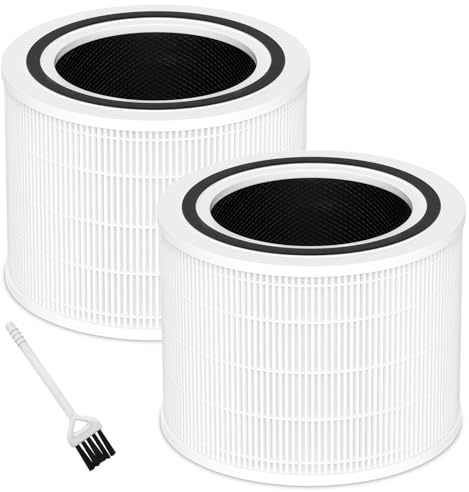 Core 200S Replacement Filter for LEVOIT Core 200S Smart WiFi Air Purifier, Funmit 3-in-1 H13 True HEPA Filter Replacement and High-Efficiency Activated Carbon, Part # Core 200S-RF, 2 Pack