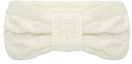 Stirnband Damen Winter, Solid Stirnbänder Strick, Casual Outdoor Haarband Ohrenwärmer Elastische, Gestrickte Verdicken Headwrap Yoga Workout Vintage Haarschmuck Kopfband für Frauen Mädchen