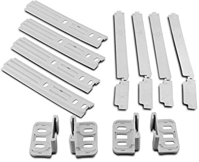 DEKAROX Kit de montage de porte pour Whirlpool Bauknecht 481231019131 pour porte de remorquage sur réfrigérateur congélateur