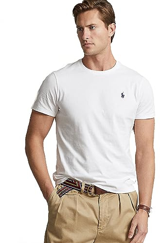 Custom-Slim-Fit Jersey-T-Shirt für Herren (as3, Alpha, m, Regular, Regular, White)
