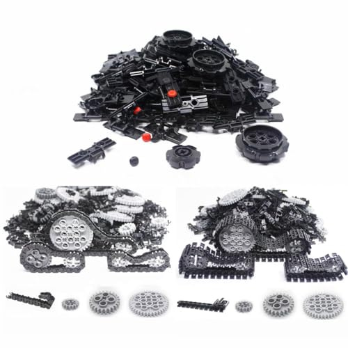 YLtremker Technik Ersatzteile Set, Lauffläche Breite Raupenkette Bausatz Klemmbausteine Kompatibel Mit Ersatzteile (434 Teile)