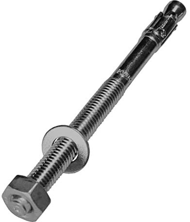 Lumonic Schwerlastdübel M8 x 110mm | hochwertige Edelstahl V4A Keilanker | Durchsteckmontage, SOFORT BELASTBAR | Betonanker, Schwerlastanker | für Überdachungen, Geländer, Regale, Trennwände