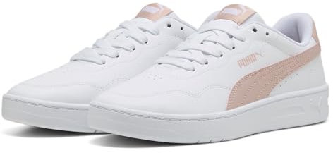 PUMA Femme Court Lally Basket, White-Rose Quartz, 37 EU