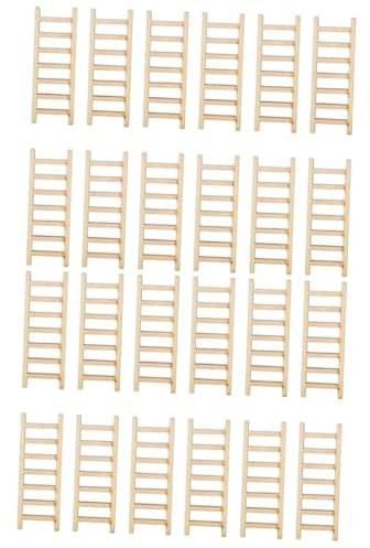 Gogogmee 40stücke Miniatur Holzleiter Dekoration Für Minihaus Und Mikrolandschaft Realistische Accessoires Für Bonsai Und Projekte