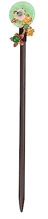 TOVINANNA Fourche à Cheveux Antique Chevalière En Bois D’onyx De Style Chinois Pour Femme Amante Du Style Vintage Mariage Accessoires Cheveux
