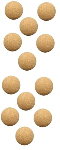 TOYANDONA 2 Sätze Table Football Accessoires Foosball Erwachsene Fußball Austauschbare Kickerbälle Verschleißfeste Kickerbälle Kork Khaki 6 Stücke * 2