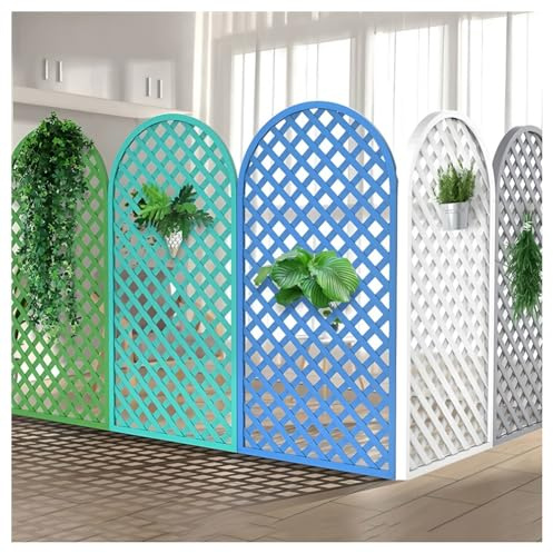 Brise-vue extérieur autoportant, clôture décorative pour jardin, cour, idéal pour les plantes grimpantes