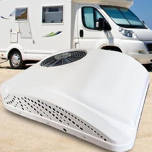 DSYYNAY Aire Acondicionado para autocaravanas, Ultra silencioso, de fácil instalación, sin conductos, con Bomba de Calor y enfriamiento rápido. Ideal para autocaravanas, caravanas y remolques(48v)