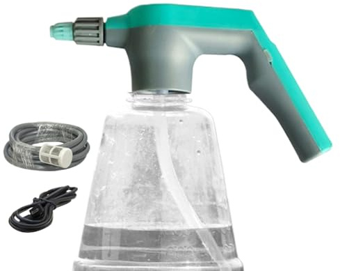 Pulverizador Eléctrico de Agua | Cabezal de Pulverización Recargable de Mano 2000mAh | Nebulizador de Mano Eléctrico - para Uso en Automóvil, Jardín, Garaje, Exterior, Deshierbe, Césped,
