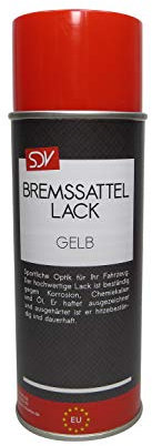 SDV Chemie Bremssattellack gelb 12x 400ml hitzefest bis 300°C Bremssattelfarbe Tuning Styling