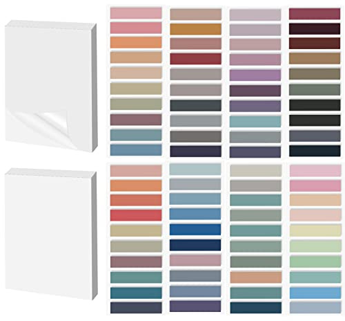 1700 Stück Haftnotizen Tabs Set, Index Etiketten Haftnotizen Klebezettel Haftnotizen Pagemarker Selbstklebend Morandi Sticky Notes Aesthetic Tab Marker Index Klebezettel Haftstreifen Flaggen Index