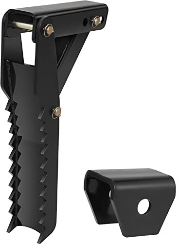 VEVOR Baggerdaumen Holzgreifer, 91,44 cm, verstellbar, extrem anschweißbar, Daumenhackenklemme für Baggerlader, 1,27 cm Zähne, dicke Stahlplatte, 16-mm-Montage, zum Anschrauben