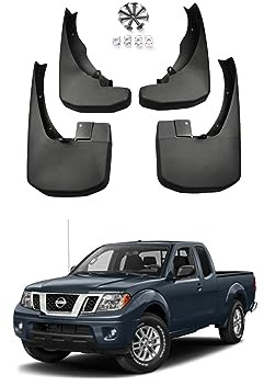SaVgu Parafango, for Nissan Navara NP300 Frontier 2005-2022 Paraspruzzi Anteriori e Posteriori Personalizzati modellati Paraspruzzi Paraspruzzi Kit Accessori Auto da 4 Pezzi (Color : 2005~2016)