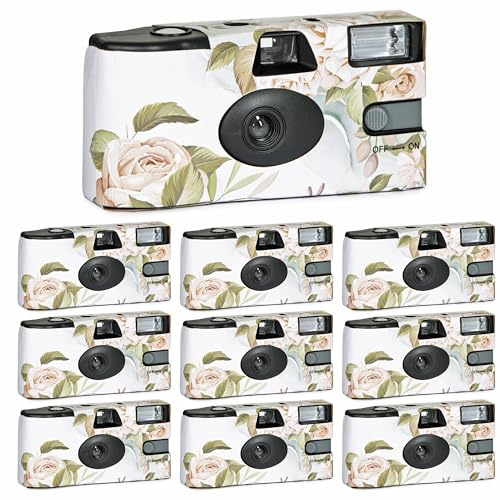1Shot Disposable Camera Bulk - 10PCS Wedding & Party Film Camera - ISO400 35mm