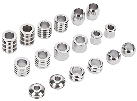 Leopacat Bartschmuck MäNner, Bartperlen Wikinger Haarperlen, Haarperlen Zum Klipsen, Haarschmuck Bartperlen Für ArmbäNder, AnhäNger Halskette Diy Metallflechten Dreadlock-Perlen Dekoration