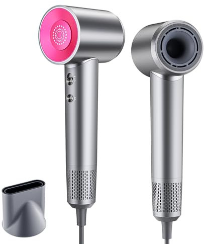 Brushless Haartrockner Ionen, Ionen Föhn Bürstenloser, Ionen Fön Haarföhn Reisefön Reiseföhn Locken Föhn Klein Hair Dryer, 1600W, 200 Million Negativ Ionen, 110.000 U/min, Schnelles Trocknen