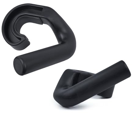 Ranuw NonSlip Fitness Hook Handle Grip Pulls Up Resistance Band Handle Cable Machine Attachments For Strength Training Barbell And Resistance Band