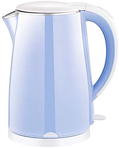 CGCSYZ Bollitore Elettrico 1.7L 1500W Bollitore Senza Fili Nero con spegnimento Automatico e Filtro anticalcare Bollitura Rapida 100° Spegnimento Automatico,Blu (Blu)