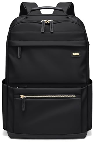 VNINE Rucksack Damen, 15.6 Zoll Laptop Schulrucksack Wasserdicht,Schultasche Teenager Backpack Women Elegant Tagesrucksäcke für Business/Schule/Reisen