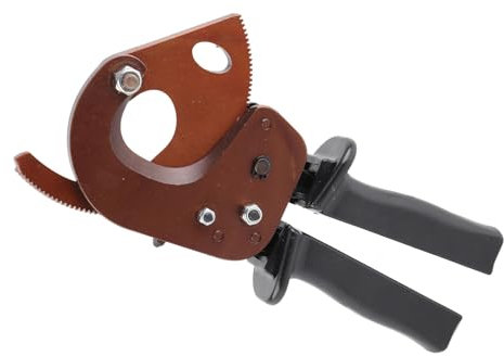 Tijeras para Cables de Trinquete, Herramienta Cortadora de Alambre, Herramienta de Corte de Grado Industrial de Acero Al Manganeso para Hardware Operado a Mano