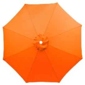 HonunGron Auvent De Remplacement pour Parasol 3.5m/3.0m/2.8m/2.7m/2.5m/2.3m/2m 6/8 Baleines, Toile De Parasol Déporté Remplacement Pour Cour, Jardin, Plage, Protection UV