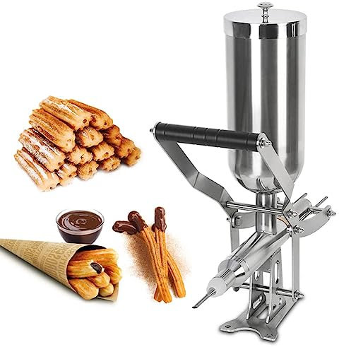Maker Manual Filler - 4.5L Stainless Steel Doughnut & Jam Filling Machine for Kitchen & Restaurant